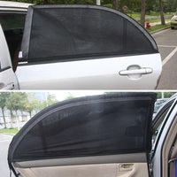 2 Pares-soleil pour fenêtres de voiture, chaussettes de protection vitres pour bébés