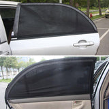 2 Pares-soleil pour fenêtres de voiture, chaussettes de protection vitres pour bébés