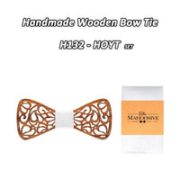 Nœud papillon en bois original pour adulte homme ET enfant - sculpté