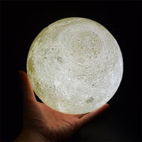 Lampe Lune 3D, veilleuse rechargeable à LED