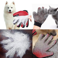 Gants pour brosser les poils de chats, chien, cheval