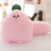 Peluche chat obèse, 30 à 50cm. Coussin chat persan mignon
