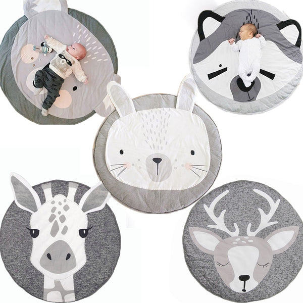 Tapis nordiques animaux pour bébés