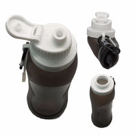 Bouteille gourde pliable incassable sans BPA pour sportifs 500ml