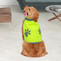 Gilet jaune pour chien. Veste réfléchissante pour chiens