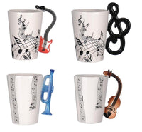 Tasses ou mug en céramique instrument 3D pour les fans de musique !