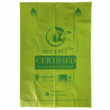 Sachets compostable pour crottes de chiens. 120 à 240 sacs biodégradables