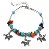 Bracelet de cheville pour femme. Bijou pour pied