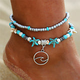 Bracelet de cheville pour femme. Bijou pour pied