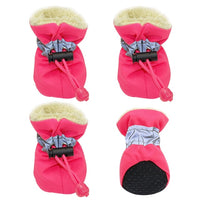 Chaussons pour chiens. Chaussures de pluie chaudes waterproof