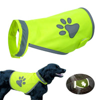 Gilet jaune pour chien. Veste réfléchissante pour chiens