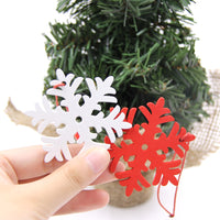 6 décorations de noël en bois à suspendre. Flocons anges cloches sapins rennes