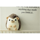 Peluche hérisson géant super mignon, coussin