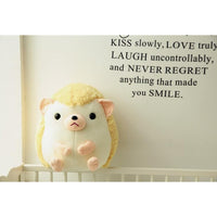 Peluche hérisson géant super mignon, coussin