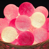 Guirlande de boules lumineuses LED (1.5 et 3 m - plusieurs coloris)