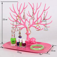 Arbre à bijoux (cornes de cerf). Porte bagues, colliers, bracelets