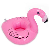 Bouée gonflable pour canette de bière. Porte gobelet flottant Licorne, Flamant rose