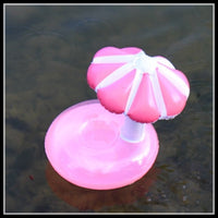 Bouée gonflable pour canette de bière. Porte gobelet flottant Licorne, Flamant rose