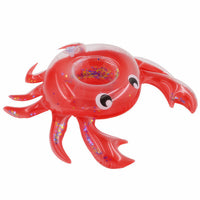 Bouée gonflable pour canette de bière. Porte gobelet flottant Licorne, Flamant rose