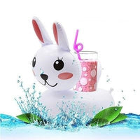 Bouée gonflable pour canette de bière. Porte gobelet flottant Licorne, Flamant rose
