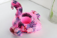 Bouée gonflable pour canette de bière. Porte gobelet flottant Licorne, Flamant rose