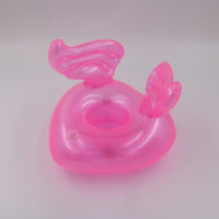 Bouée gonflable pour canette de bière. Porte gobelet flottant Licorne, Flamant rose