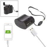 Chargeur USB manuel pour tous les téléphones portables, avec dynamo