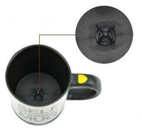 Tasse auto-mélangeuse 400ml. Mug qui se remue tout seul !