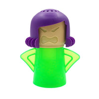Nettoyeur de micro-ondes Angry Mama. Ajouter du vinaigre blanc allumez !