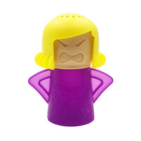 Nettoyeur de micro-ondes Angry Mama. Ajouter du vinaigre blanc allumez !