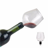 Verre de vin original qui fait bouchon, pour boire à la bouteille de manière insolite ! 260ml