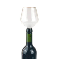 Verre de vin original qui fait bouchon, pour boire à la bouteille de manière insolite ! 260ml