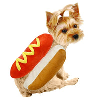 Déguisement Hot-Dog pour chien. Costume veste hot dog en 3 tailles