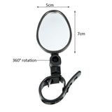 Rétroviseur pour guidon de vélo ou vtt, 360 degrés. Miroir flexible universel et ajustable
