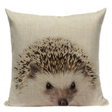 Housses de coussin bébé animaux sauvages 45 x 45 cm