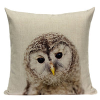 Housses de coussin bébé animaux sauvages 45 x 45 cm