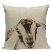 Housses de coussin bébé animaux sauvages 45 x 45 cm