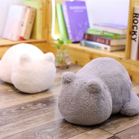 Peluche coussin en forme de chat de 33cm
