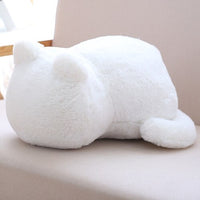 Peluche coussin en forme de chat de 33cm