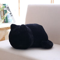 Peluche coussin en forme de chat de 33cm
