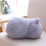 Peluche coussin en forme de chat de 33cm