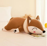 Peluche renard géant, oreiller ou coussin mignon de 35 à 90cm