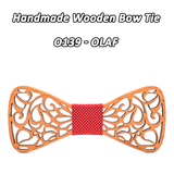 Nœud papillon en bois original pour adulte homme ET enfant - sculpté