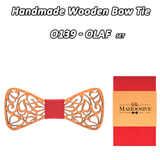 Nœud papillon en bois original pour adulte homme ET enfant - sculpté